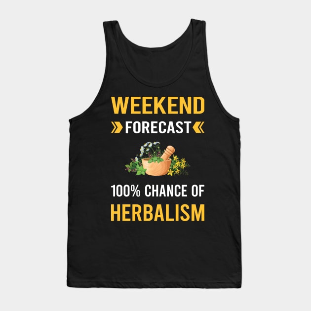 Weekend Forecast Herbalism Herbalist Phytotherapy Herb Herbs Herbal Tank Top by Bourguignon Aror